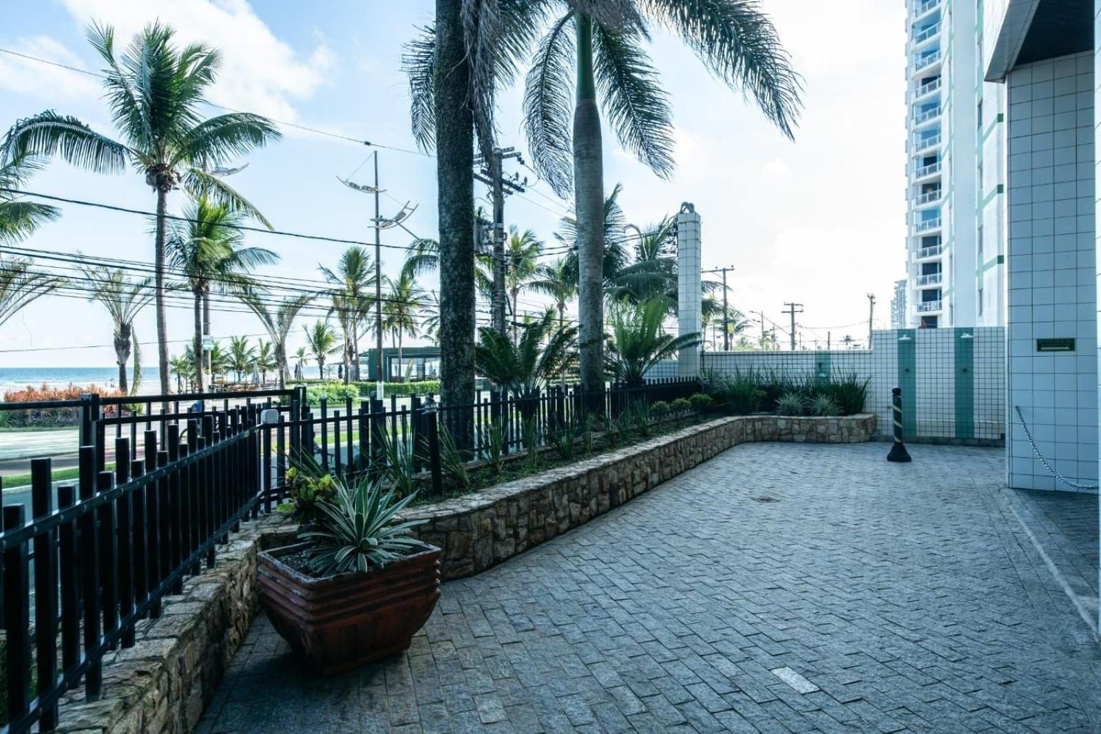 Frente Vista Mar Com Varanda Wi Fi 300Mbps E 10M Da Praia Da Tupi - Estacionamento Gratuito Praia Grande  Luaran gambar