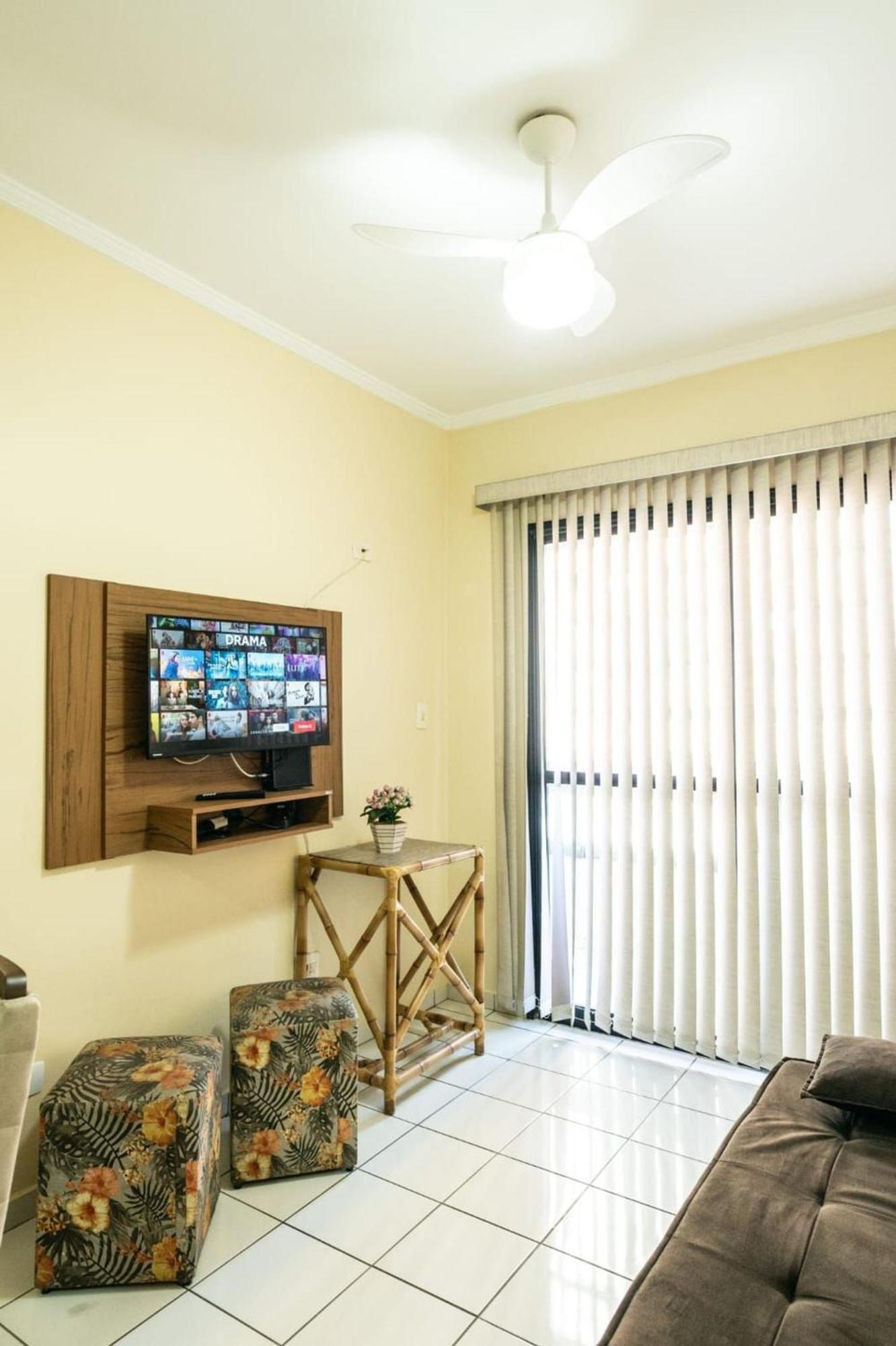 Frente Vista Mar Com Varanda Wi Fi 300Mbps E 10M Da Praia Da Tupi - Estacionamento Gratuito Praia Grande  Luaran gambar