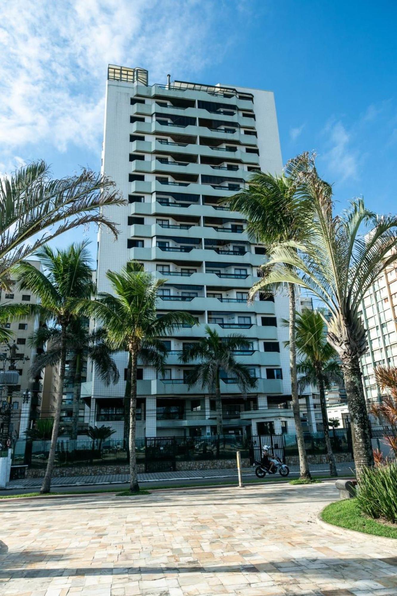 Frente Vista Mar Com Varanda Wi Fi 300Mbps E 10M Da Praia Da Tupi - Estacionamento Gratuito Praia Grande  Luaran gambar